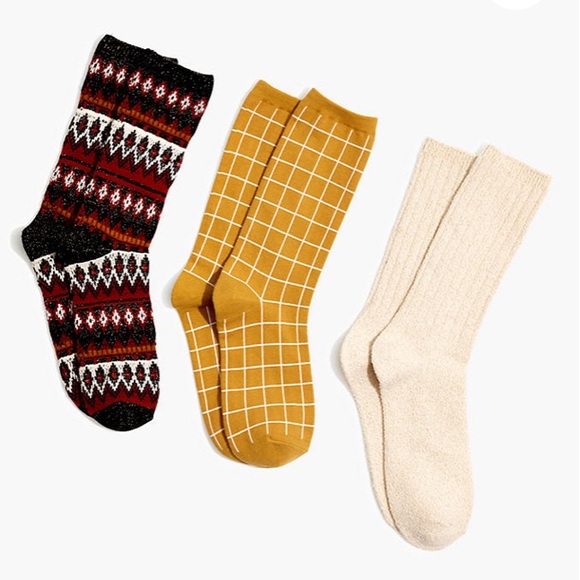 Madewell Accessories - Madewell 3 pack of socks New in Box